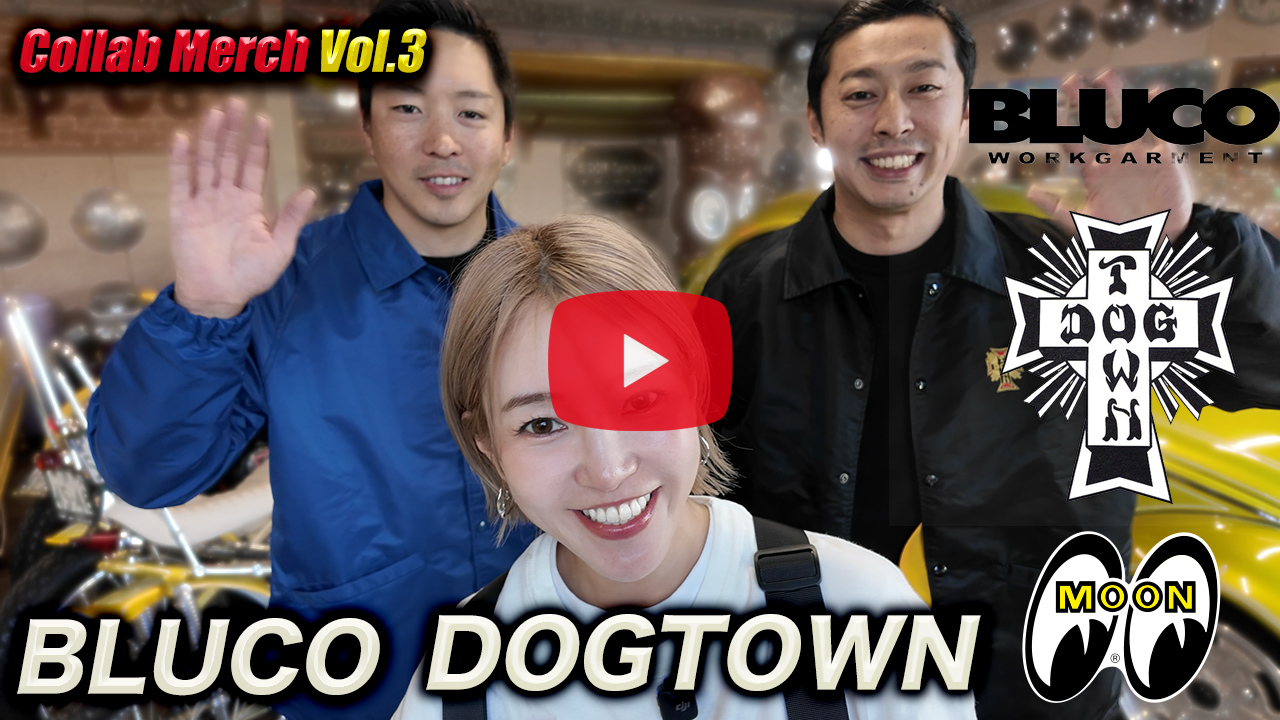 bluco DOGTOWN mooneyes ベスト　HRCS 2025 HCS2025/コラボ情報】BLUCO DOG TOWN X MOONEYES Special